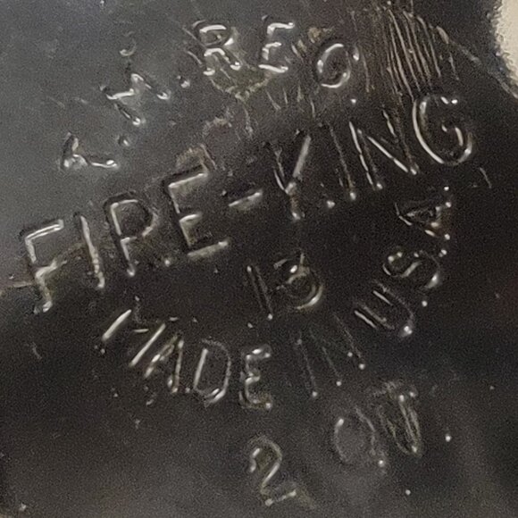 VTG 50s GEORGES BRIARD Fire King CHAFING DISH/CASSEROLE SERVING MCM - Picture 4 of 14